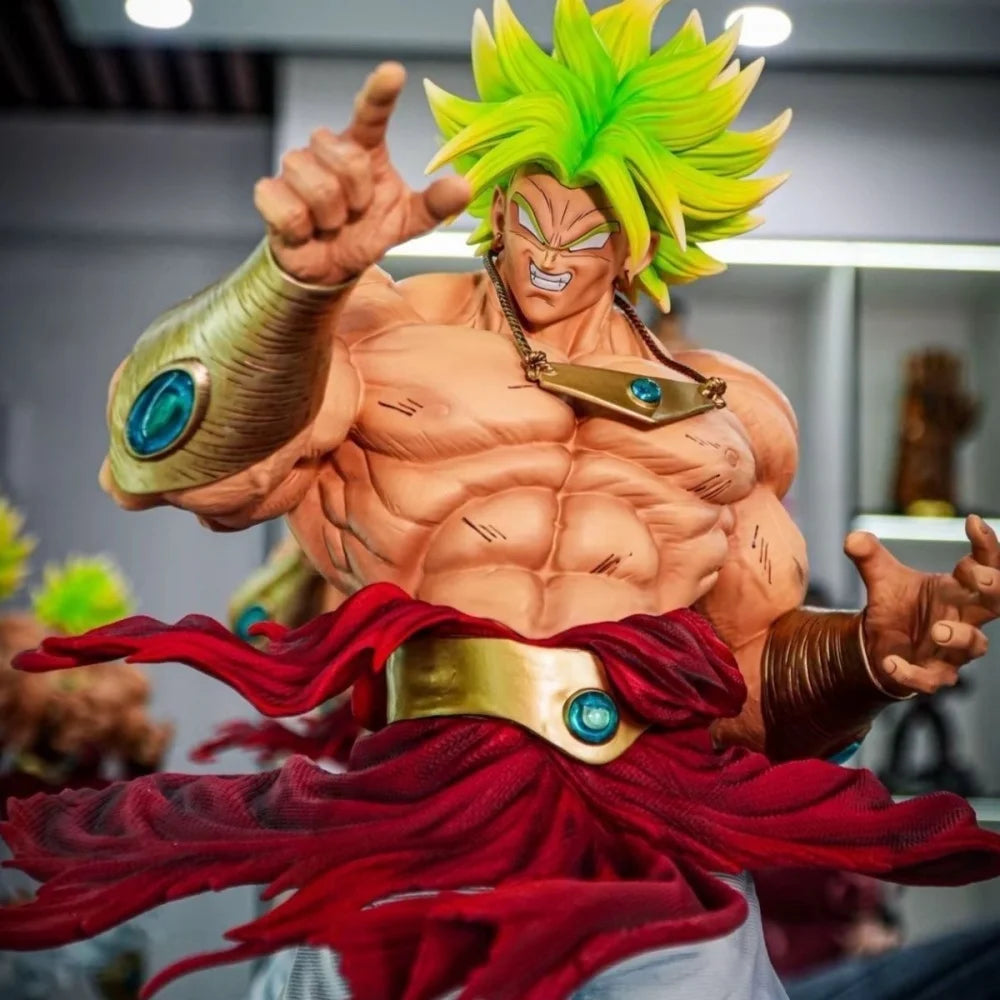 Jt Statue Dragon Ball Z Broli Figure Ssj3 Broli Super Saiyan Figurine 50cm/19.69inch PVC Action Figures Collection Mode Toy Gift