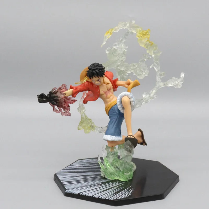 One Piece Anime Luffy Roronoa Zoro Figure Toy Sabo Portgas·D· Ace Vinsmoke Sanji Statue Action Model Dolls PVC Collection Gift