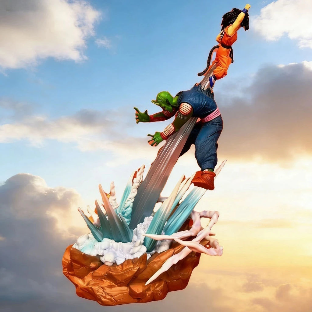 21CM Anime Dragon Ball Son Goku VS Piccolo Figure PVC Action Figures GK Statue Collection Model Toys for Children Gifts