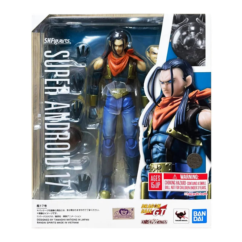 Bandai Tamashii Limited Dragon Ball GT SH Figuarts Super Android 17 Action Figure Collectible in Stock