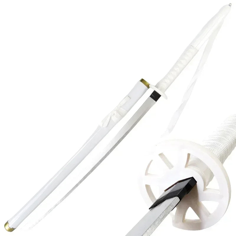 Wooden One Piece Katana Swords Real Size Japanese Anime Katana Sword Simulation Roronoa Zoro Cosplay Props Home Decorations