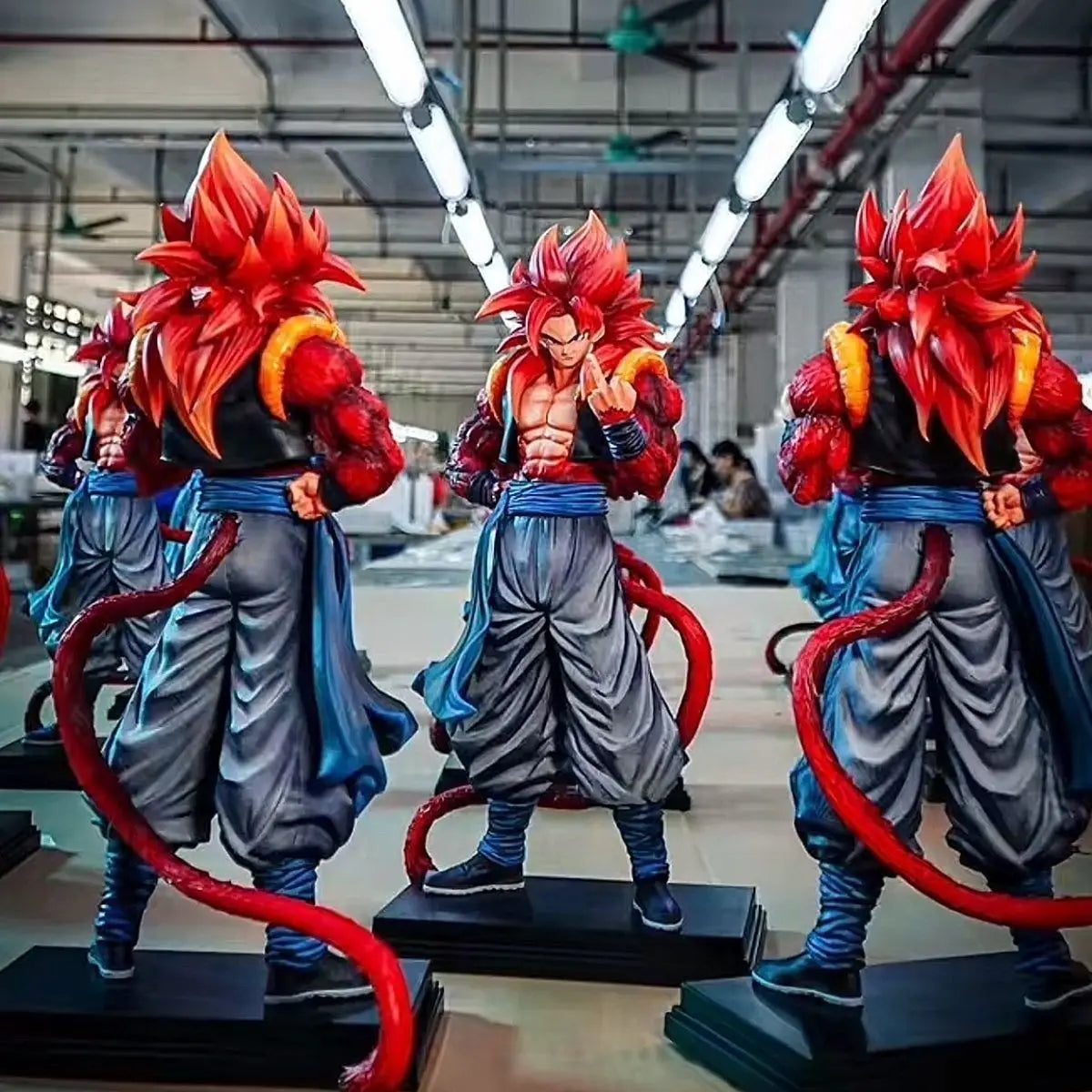 Jt Statue Dragon Ball Gogeta Anime Figure Super Saiyan 4 Gogeta SSJ4 34cm Pvc Action Figurine Collection Model Toy Xmas Gifts