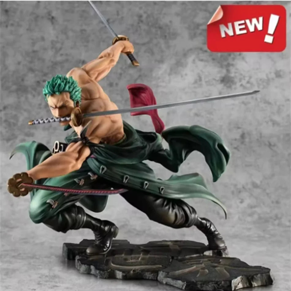One Piece 10CM Figure Toys Anime GK Roronoa Zoro Three-blade Sa-maximum PVC Action Collection Figurine Model Dolls Gifts Kid