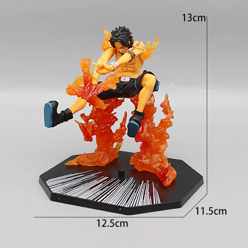 One Piece Luffy Roronoa Zoro Figure Toys Anime Portgas D Ace Vinsmoke Sanji Chopper Nami Robin PVC Figurine Model Dolls Gifts