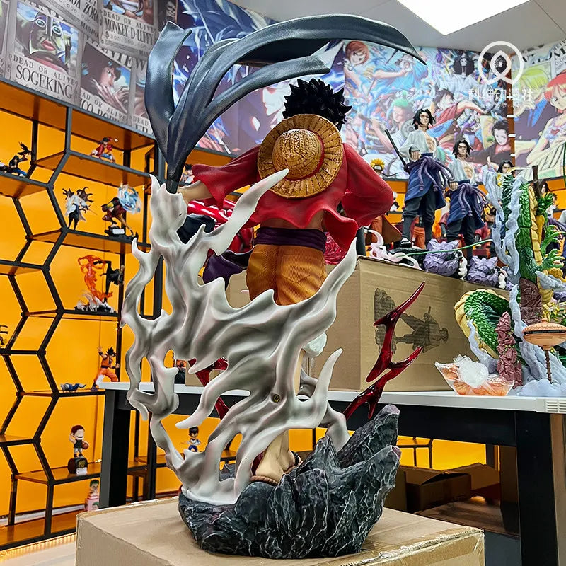 One Piece JT Studio Ghost Island Marching Luffy 70cm PVC Statue - Anime Collectible Figure Wano Arc Edition Gk Model