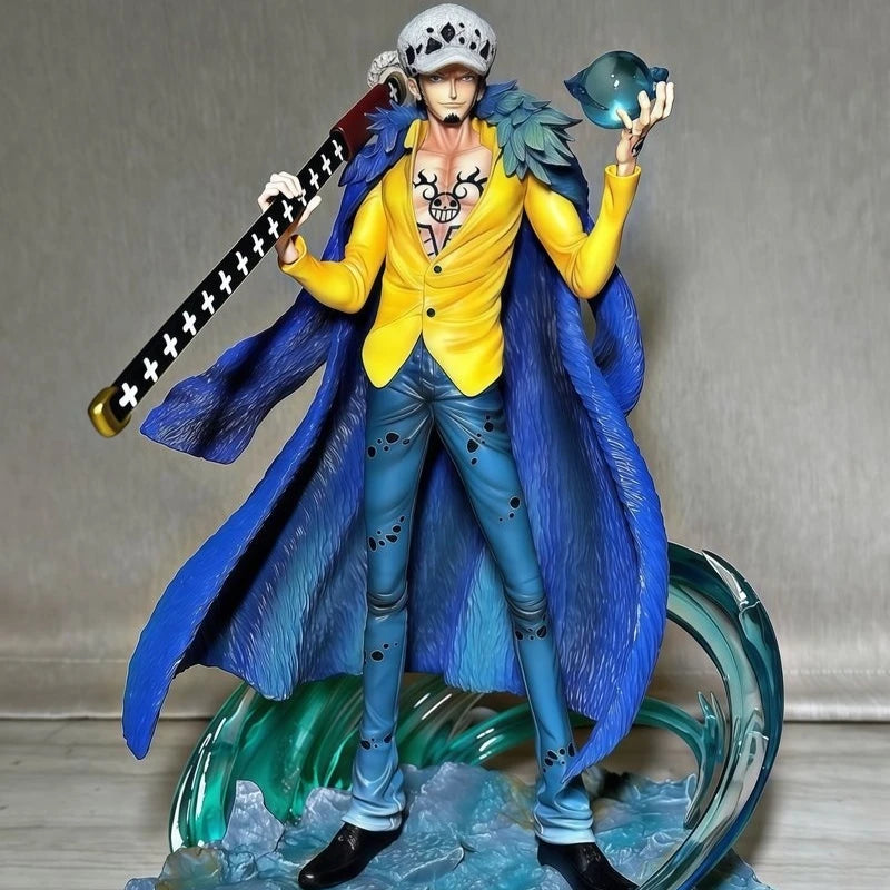 Hot Anime One Piece Law Figures Trafalgar D Water Law Figure Figurine Collection Statue Desk Decoration Boy Toys Christmas Gifts