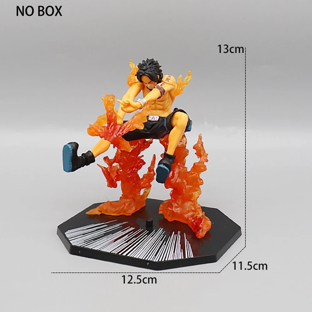 One Piece Anime Luffy Roronoa Zoro Figure Toy Sabo Portgas·D· Ace Vinsmoke Sanji Statue Action Model Dolls PVC Collection Gift