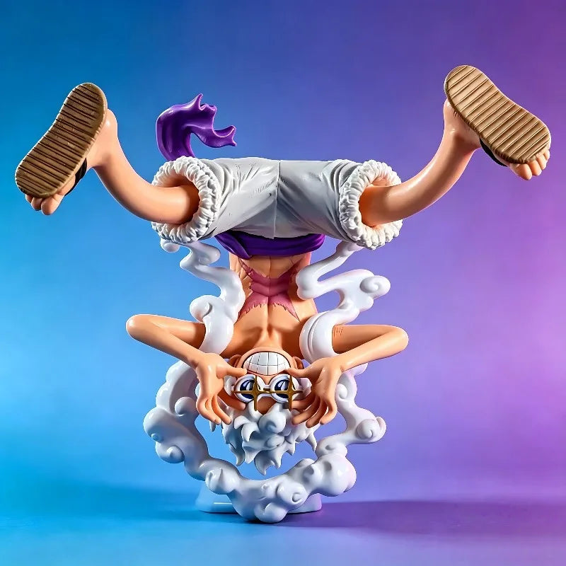 Original Bandai One Piece Banpresto KOA King of Artist Luffy Gear 5 Nika Form Anime PVC Figure Collectible Model Desk Decoration