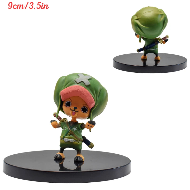 One Piece Luffy Roronoa Zoro Figure Toys Anime Portgas D Ace Vinsmoke Sanji Chopper Nami Robin PVC Figurine Model Dolls Gifts