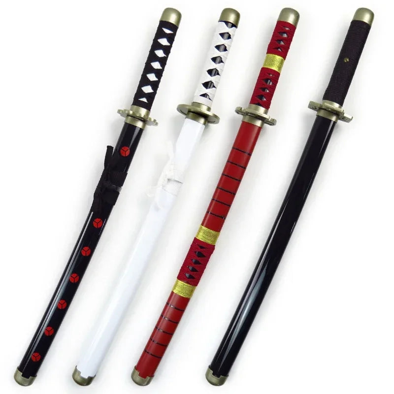 104cm Roronoa Zoro Sword Anime One Piece Cosplay Prop Knife Ninja Schwert Real Size Japanese Katana Original Samurai Sabre Toy