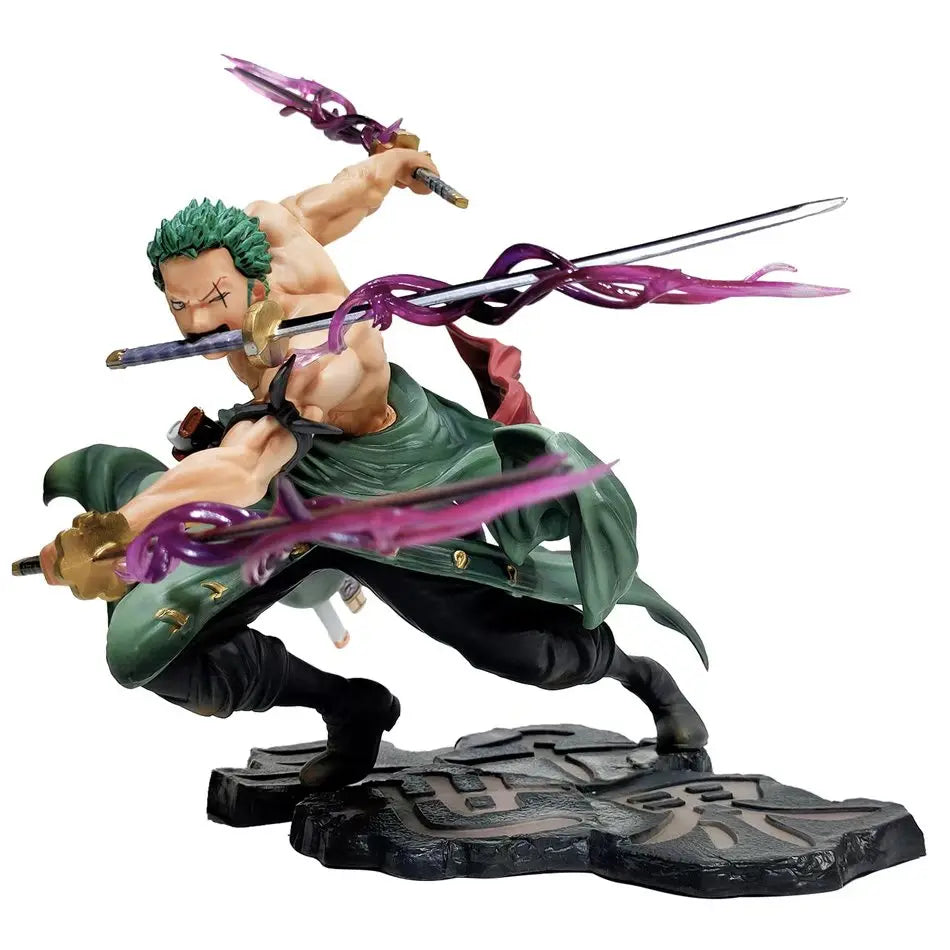 One Piece 10CM Figure Toys Anime GK Roronoa Zoro Three-blade Sa-maximum PVC Action Collection Figurine Model Dolls Gifts Kid