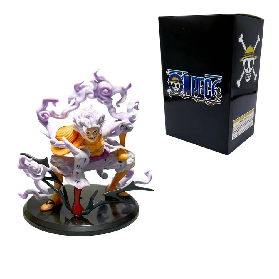 Sun God Fifth Gear Nika Luffy Figure Box Anime Peripheral Model Ornament Gift