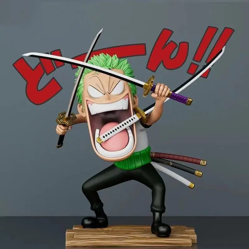 15cm One Piece Figures Three Captains Sanji Monkey D Luffy Roronoa Zoro Action Figure The Hungry Trio PVC Anime Model Toys Gifts