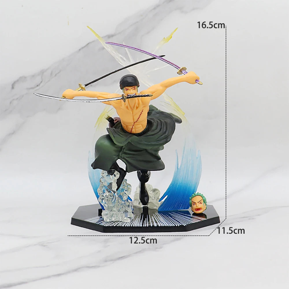 One Piece Anime Luffy Roronoa Zoro Figure Toy Sabo Portgas·D· Ace Vinsmoke Sanji Statue Action Model Dolls PVC Collection Gift