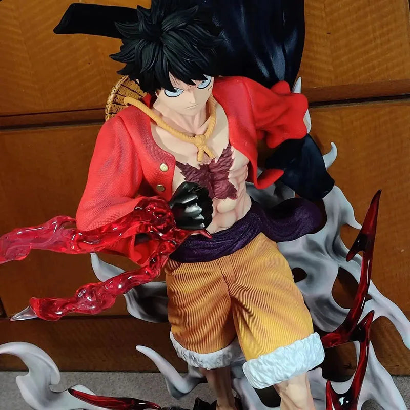 In Stock Genuine Ghost Island Marching Luffy 70cm Pvc Statue - Anime Collectible  Wano Arc Edition  Model