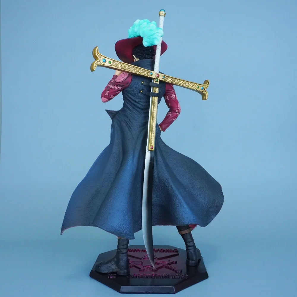 30cm/11.81in Anime One Piece Figure Dracule Mihawk Action Figures Pvc Statue Desktop Ornamen Collection Model Toys Gifts