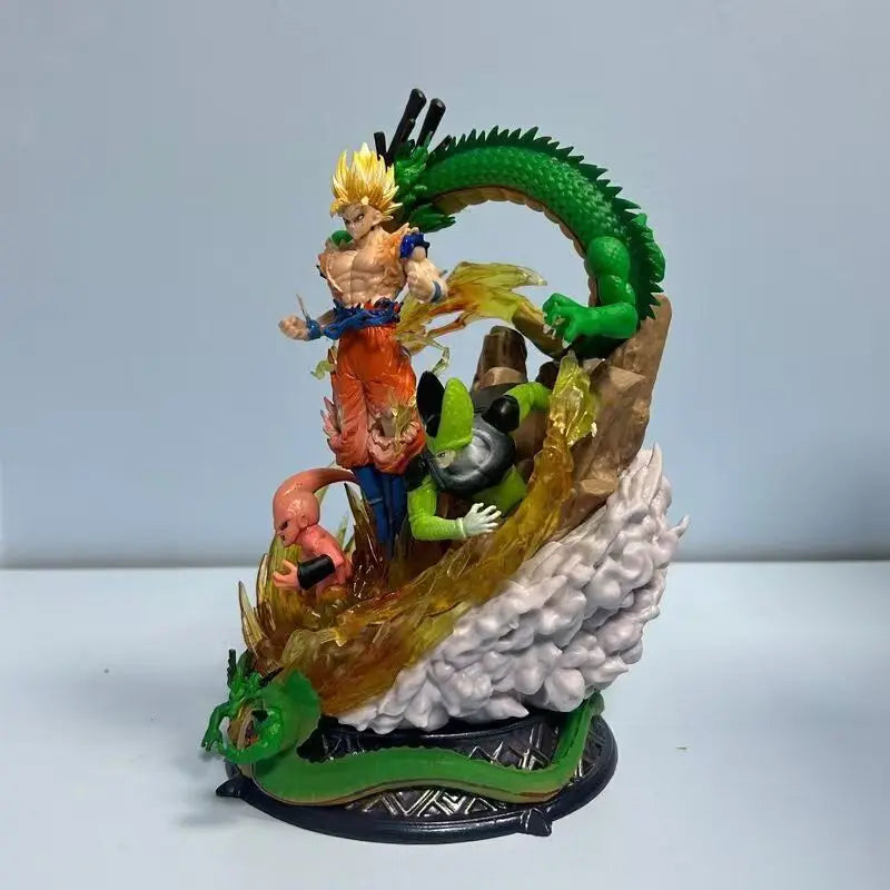 Dragon Ball 6th Anniversary Goku High Quality Edition GK Muscle Dance Cloud Anime Handheld Model Statue Trendy Play Handheld