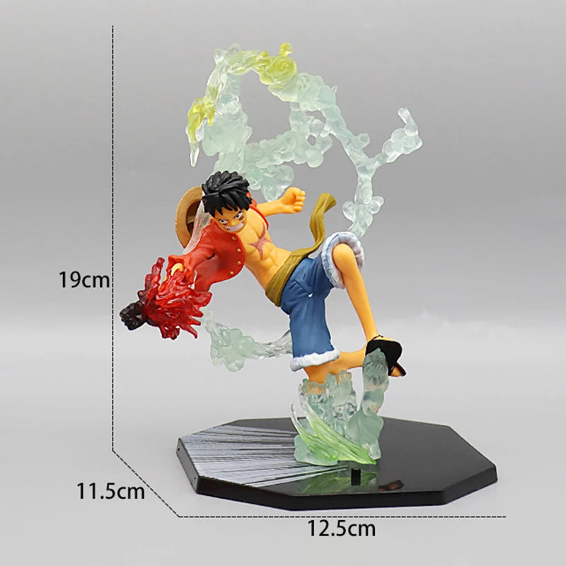 One Piece Luffy Roronoa Zoro Figure Toys Anime Portgas D Ace Vinsmoke Sanji Chopper Nami Robin PVC Figurine Model Dolls Gifts