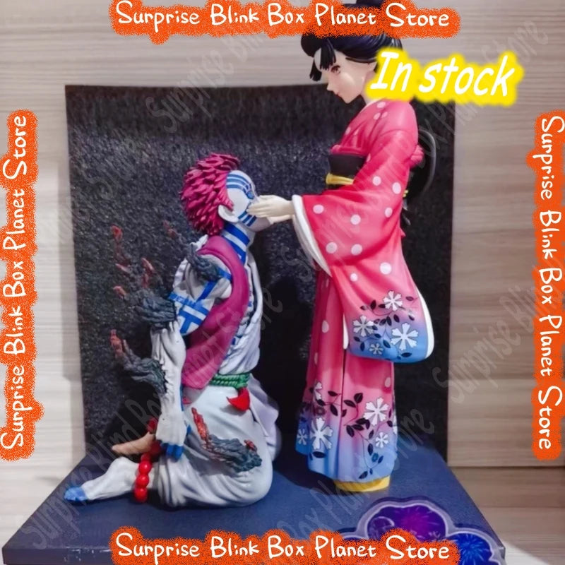 Demon Slayer Akaza Koyuki Zenitsu Tanjiro Kamado Figure Infinity Castle Arc Anime Statue GK Collectible Model Toy For Fans Gift