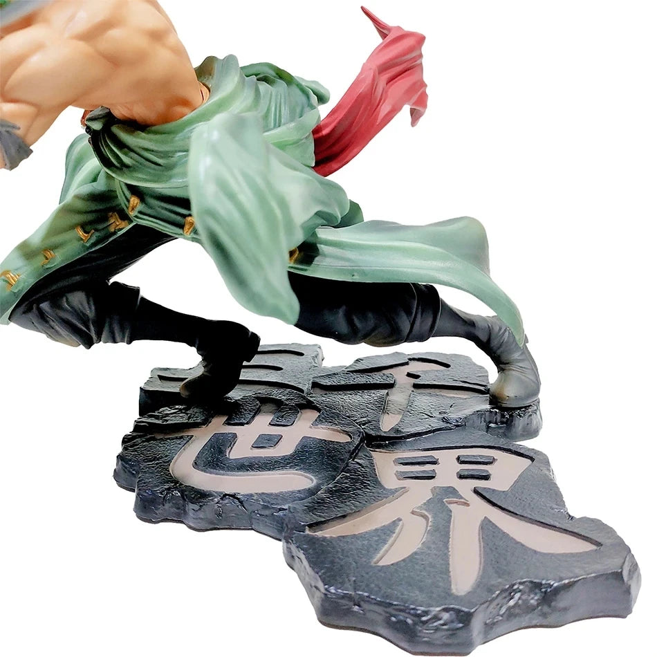 Classics Anime One Piece Anime Figure Three Thousand Worlds Bath Blood Roronoa Zoro Action Figure Collection Exquisite Model Gif