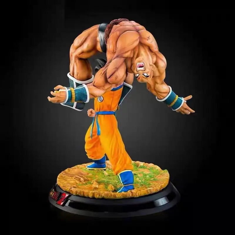 Dragon Ball Goku Carrying Nappa Statue Classic Scene Gk Figure Anime Collectible Model Toy Desk Decor Ornament Boys Gift