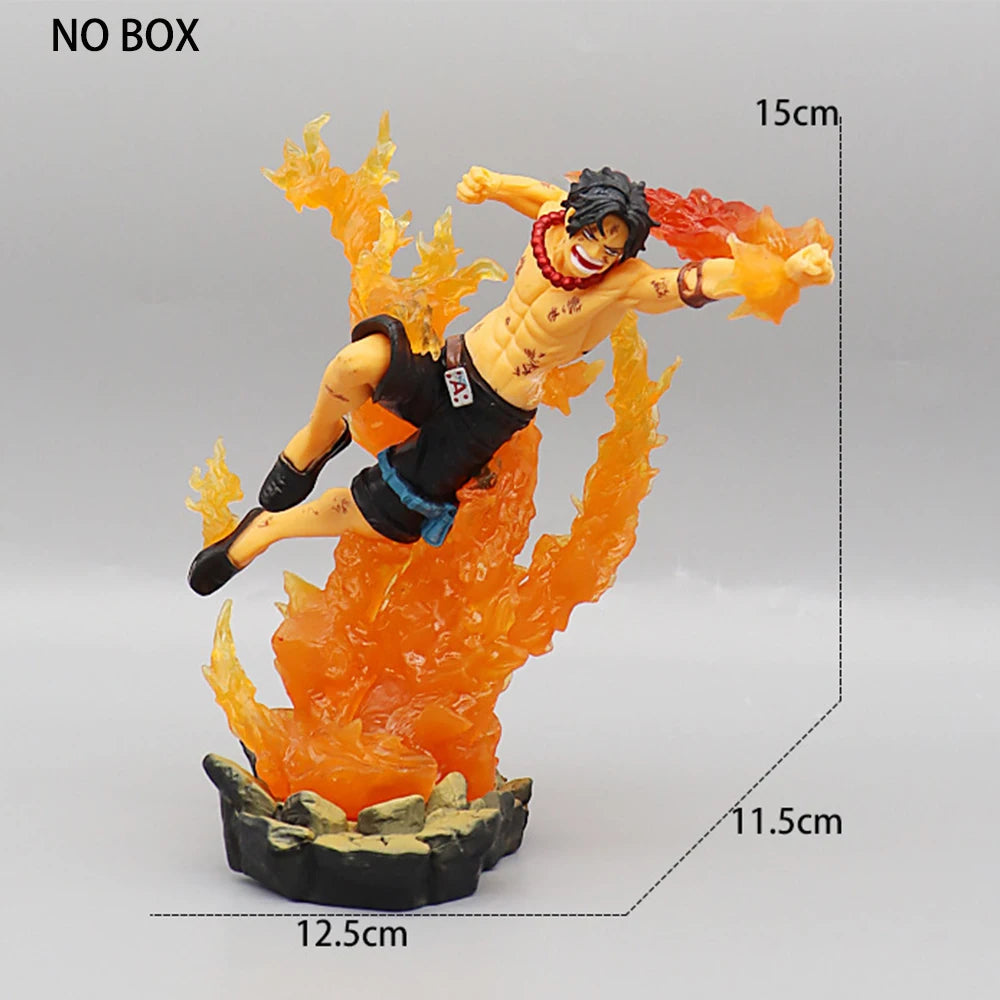 One Piece Anime Luffy Roronoa Zoro Figure Toy Sabo Portgas·D· Ace Vinsmoke Sanji Statue Action Model Dolls PVC Collection Gift