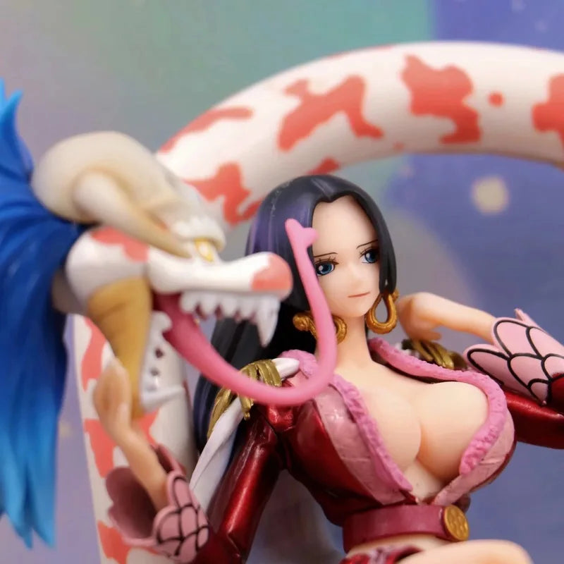 Anime Peripherals Figure Snake Form Boa Hancock Sitting Pose Model Ornament Anime Action Figure Collectible Toy Gift