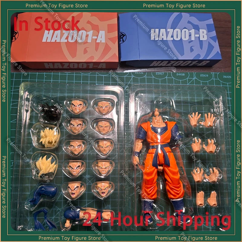 In Stock HA Hm TOYS Son Gohan One-armed Action Figure Dragon Ball Missing Arm Gohan Eagle Hero Figures HAZ001 PVC Toy Gifts