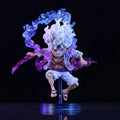 In Stock 10cm Mini One Piece Luffy Gear 5 Action Figure Sun God Nika Statue Anime Figurine Pvc Model Doll Collection Toy Gift