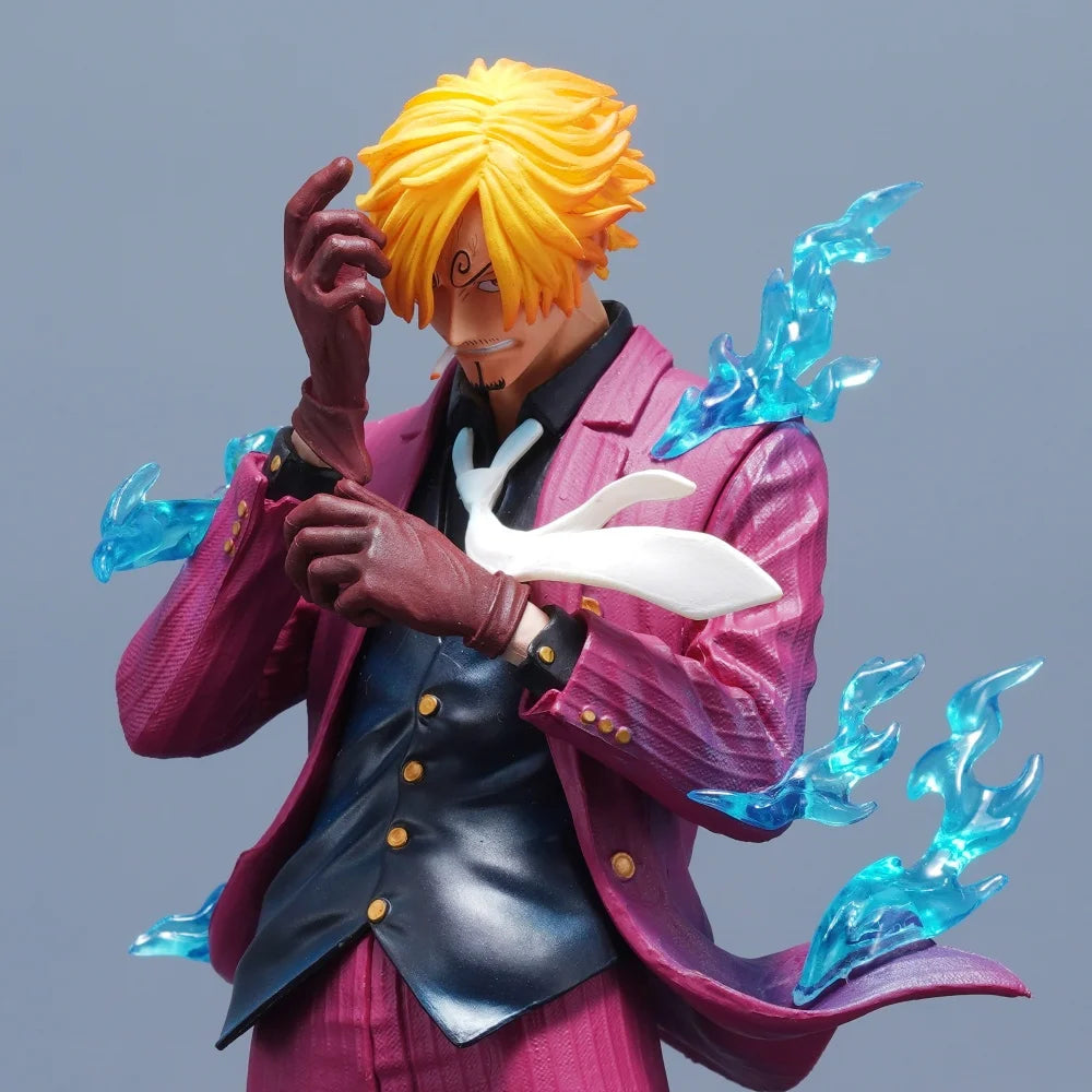 25cm/9.84in Anime ONE PIECE Figure Sanji Action Figures Pvc Statue Desktop Ornamen Collection Model Toys Gifts