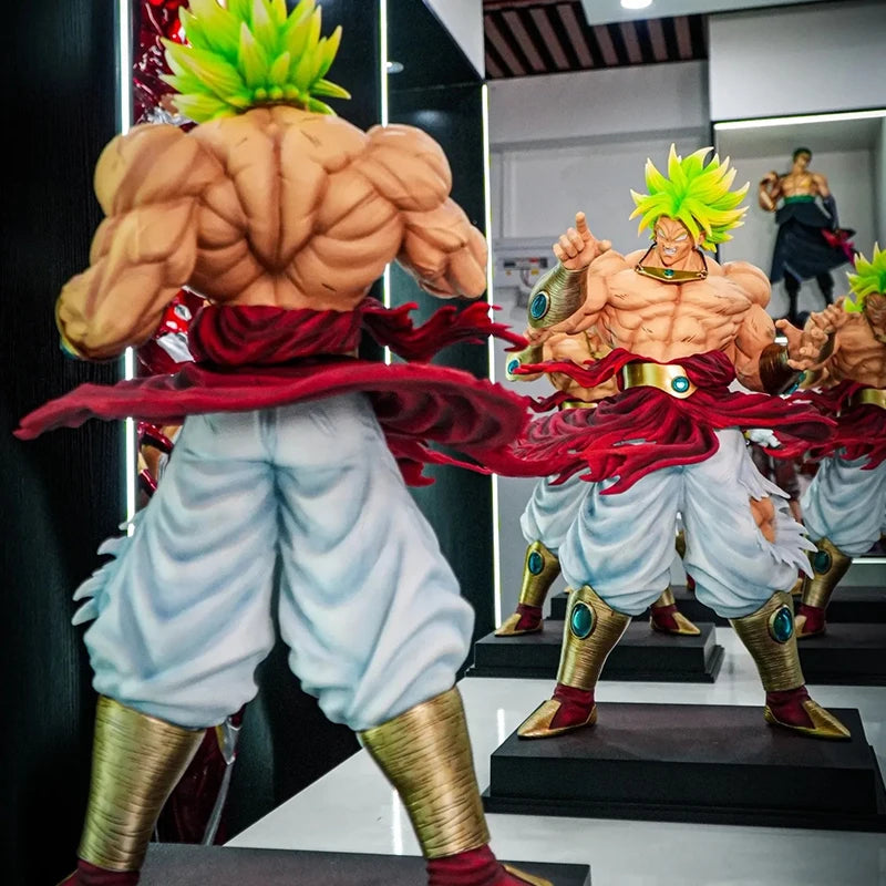 50cm Anime Dragon Ball Super Saiyan JT Broly Action Figures GK Assembly Model Kit Large Sculpture Desktop Decoraion Toys Gifts