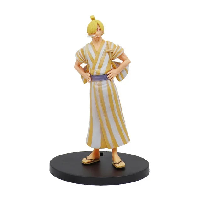 18CM One Piece Luffy Figure Roronoa Zoro Three-Blade Sa-Maximum Manga Anime Statue PVC Action Collection Model Toys For Children