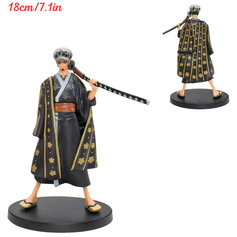 One Piece Luffy Roronoa Zoro Figure Toys Anime Portgas D Ace Vinsmoke Sanji Chopper Nami Robin PVC Figurine Model Dolls Gifts