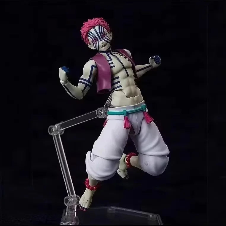 New Figma SP-146 Akaza Anime Demon Slayer Hakuji Action Figures Twelve Kizuki Figurine Toy Decoration Collection Model Doll Gift