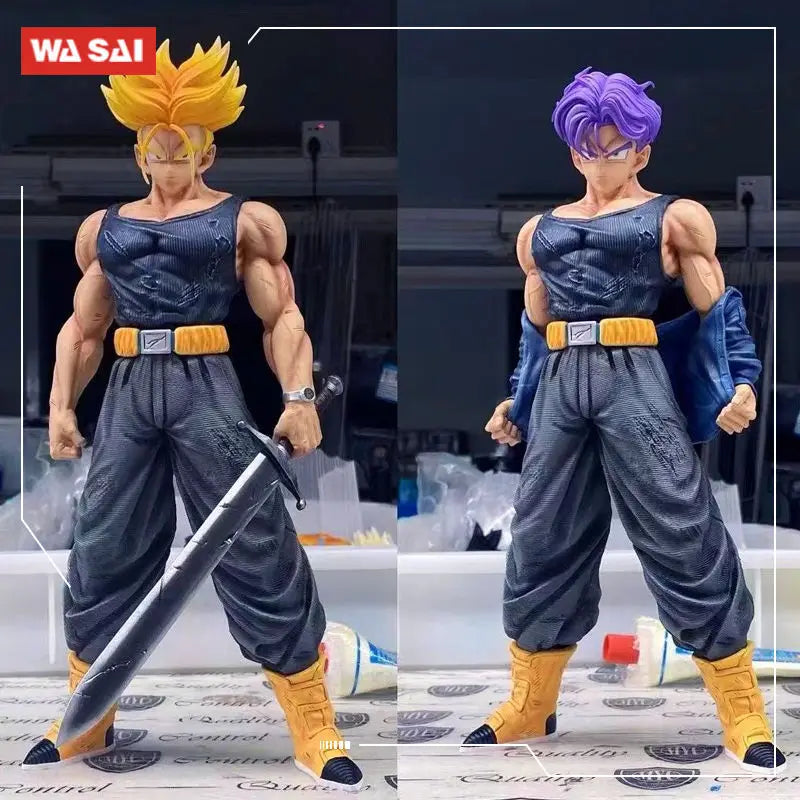 Hot Dragon Ball Trunks Anime Figure Super Saiyan Future Trunks PVC Action Figures GK Statue Collection Model Toys