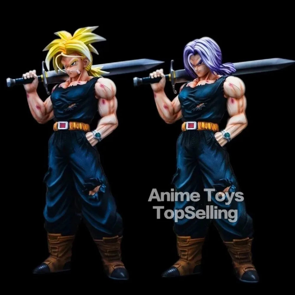 Anime Dragon Ball Z Figure DBZ Figurine Trunks Action Figures PVC Statue Collection Model Gifts Toys 32.5cm/12.8in