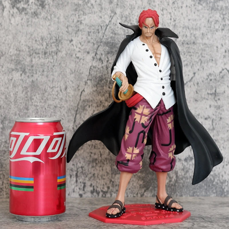 24.5cm/9.65in Anime ONE PIECE Figure Shanks Action Figures Pvc Statue Collection Model Toys Gifts