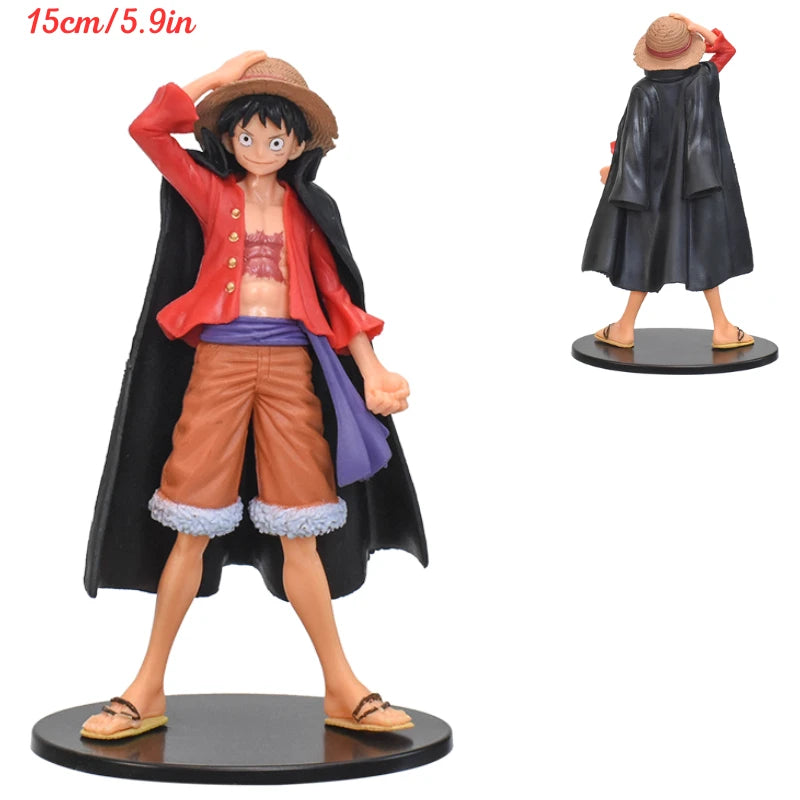 One Piece Luffy Roronoa Zoro Figure Toys Anime Portgas D Ace Vinsmoke Sanji Chopper Nami Robin PVC Figurine Model Dolls Gifts