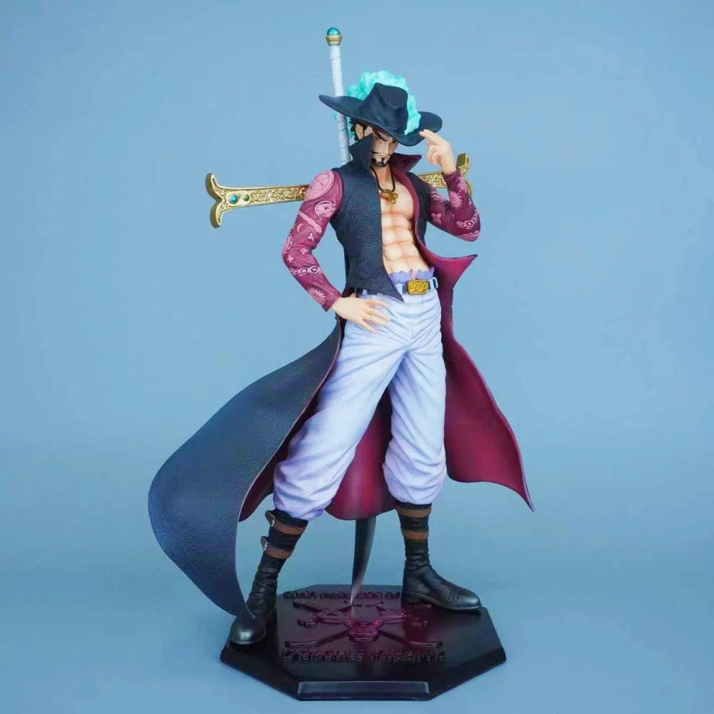 30cm/11.81in Anime One Piece Figure Dracule Mihawk Action Figures Pvc Statue Desktop Ornamen Collection Model Toys Gifts