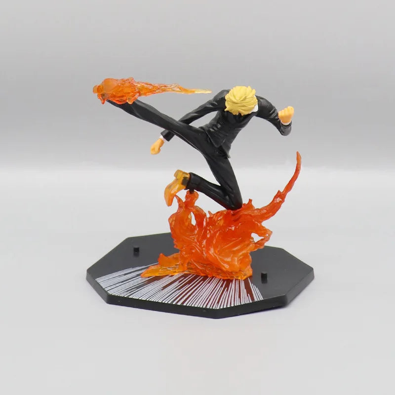 One Piece Anime Luffy Roronoa Zoro Figure Toy Sabo Portgas·D· Ace Vinsmoke Sanji Statue Action Model Dolls PVC Collection Gift
