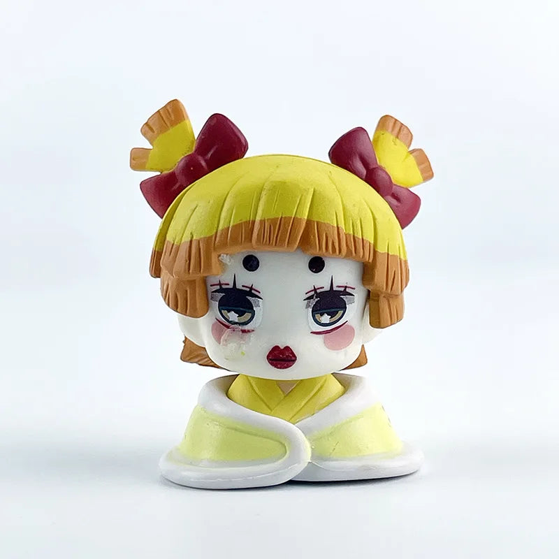 Demon Slayer Cosplay Action Figure Toy Collectible Yusa Tengen Secret Mission Paint Model Anime Game Toy Figure Collectible