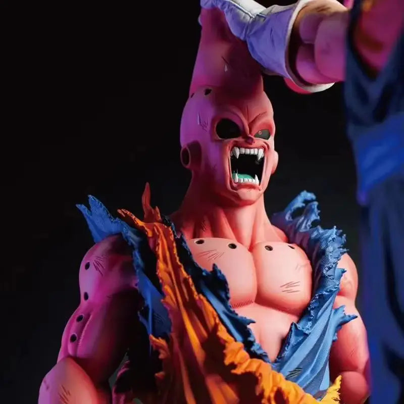 Dragon Ball Z Cartoon Character Majin Buu Vs Vegetto Supports Gk Digital Pvc Statue Collection Model VF Doll Statu 33cm Cartoon
