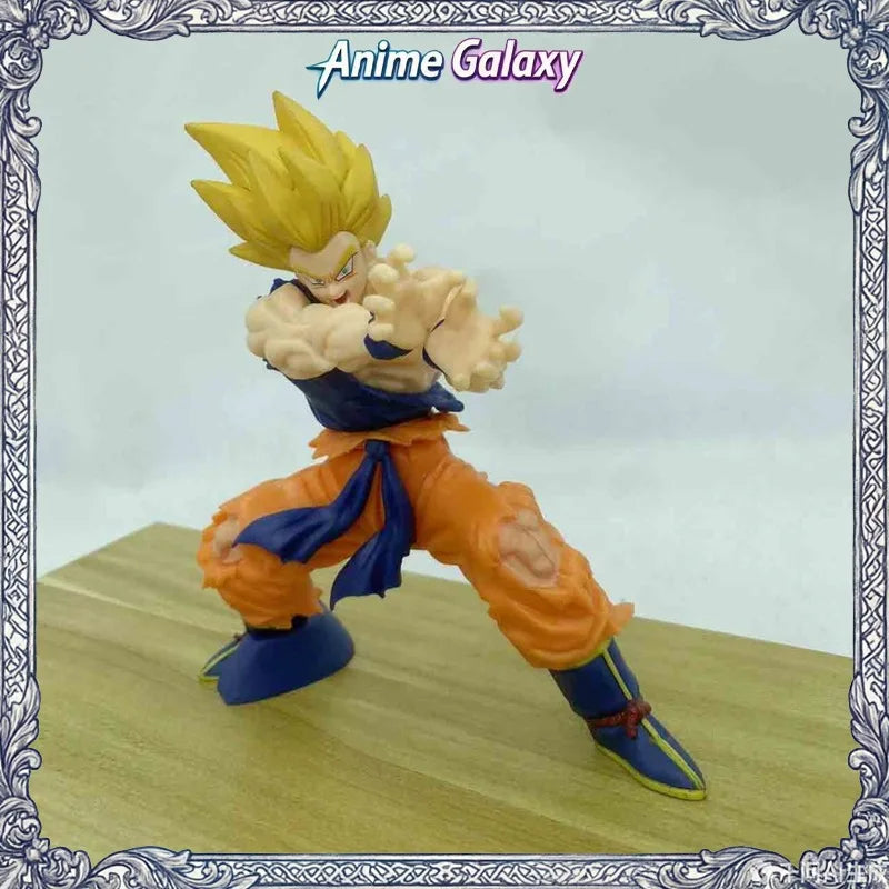 20th Anniversary Dragon Ball Son Goku Figure Super Saiyan Kamehameha Damage Version Shock Wave Model Collection Limited Edition