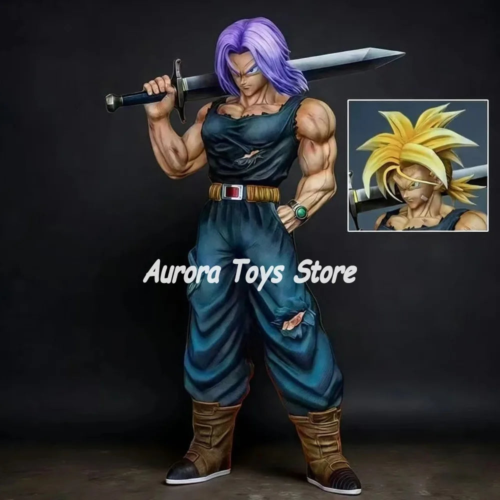 32.5cm/12.8in Anime Dragon Ball Z Figure DBZ Figurine Trunks Action Figures PVC Statue Collection Model Gifts Toys