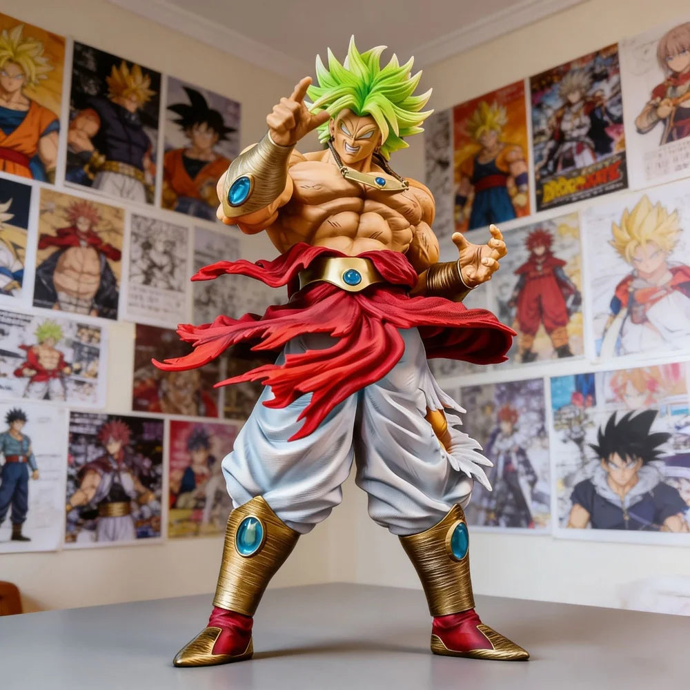 Jt Statue Dragon Ball Z Broli Figure Ssj3 Broli Super Saiyan Figurine 50cm/19.69inch PVC Action Figures Collection Mode Toy Gift