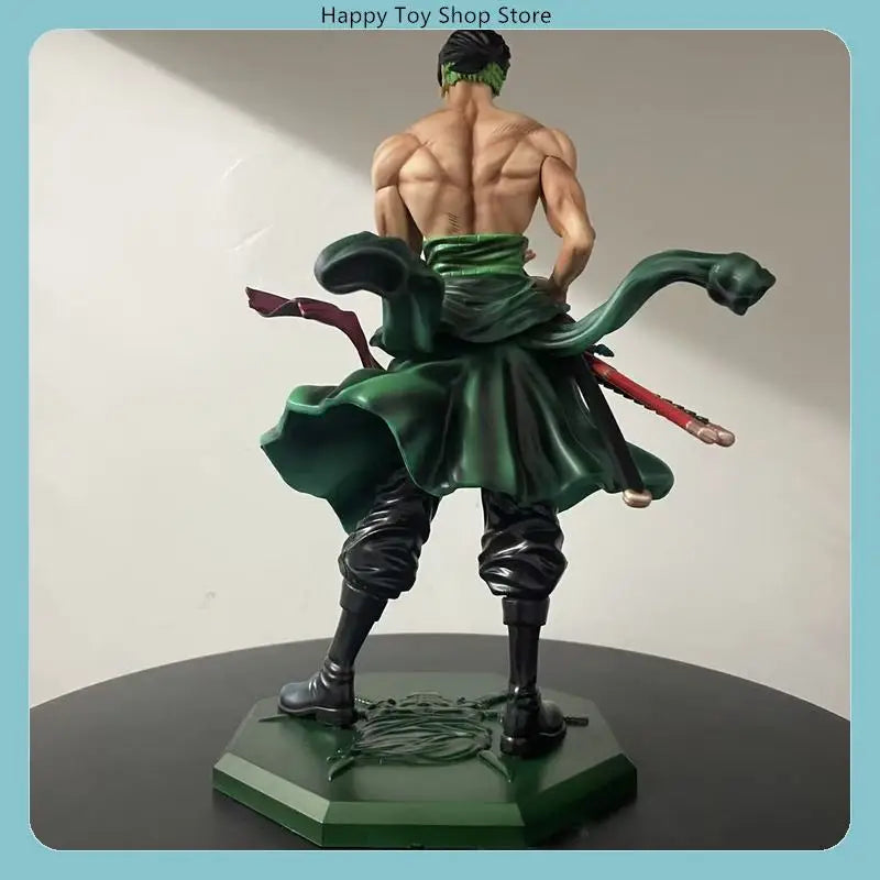 One Piece Roronoa Zoro Post Timeskip 27cm Standing Pose Anime Figure Statue Desktop Decoration Birthday Gift Collection