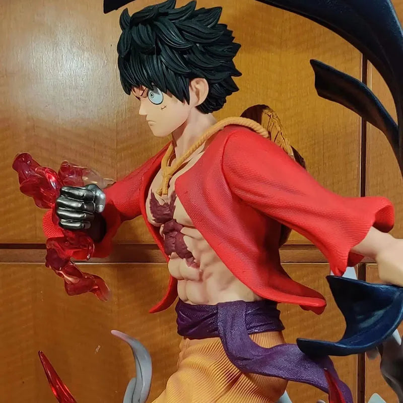 In Stock Genuine Ghost Island Marching Luffy 70cm Pvc Statue - Anime Collectible  Wano Arc Edition  Model