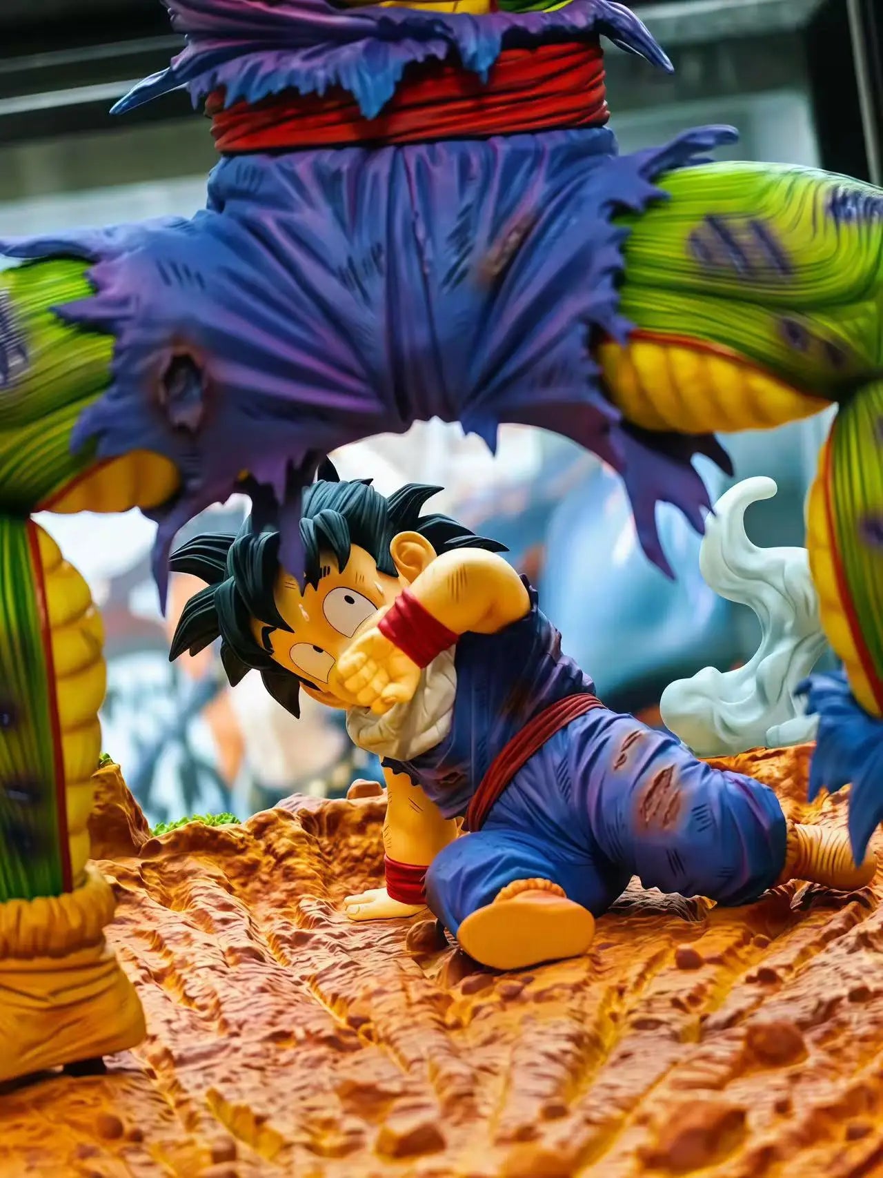 Anime Dragon Ball Z Piccolo Protect Gohan Figure Super Piccolo Figurine Action Figures Gk Statue Collection Model Toy Gifts