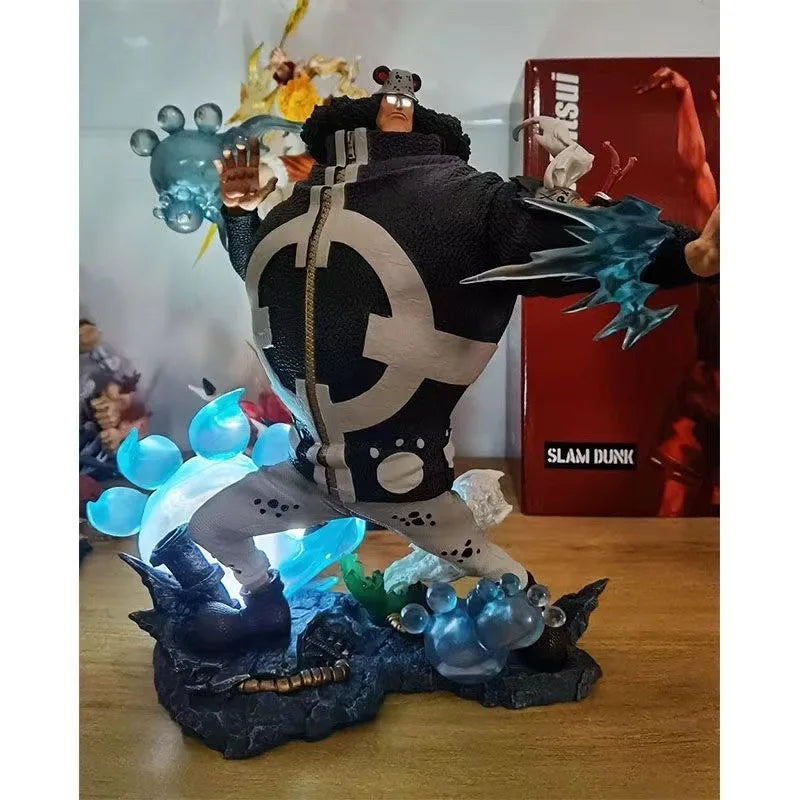 One Piece Tyrant Bartholomew Kuma Figure Interchangeable Hands Anime Statue Model Warlord Collectible Gift For Adult Collectors