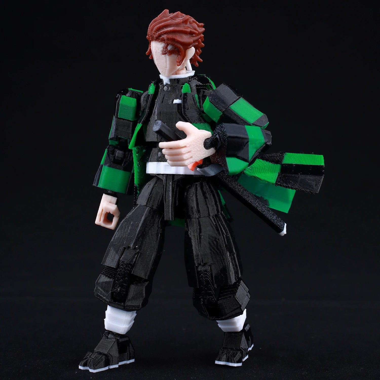 9L 3D Printed Tanjiro Kamado Demon Slayer Lucky T13 Dummy 13 Movable Shapeshift Action Figures Mannequin Toys for Anime Fans